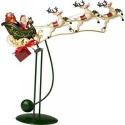 Carillon Santa on rooftop Villeroy & Boch Christmas toys memory