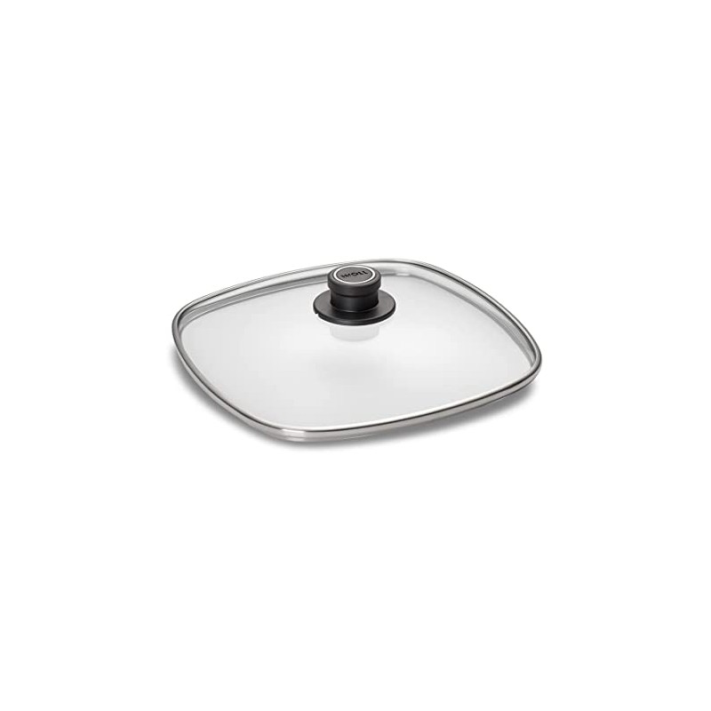 Padella alta rettangolare Woll Lite Diamond induction cm 30x26 con coperchio