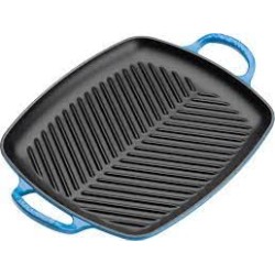 Le Creuset Bistecchiera Grill rettangolare Tradition Nero