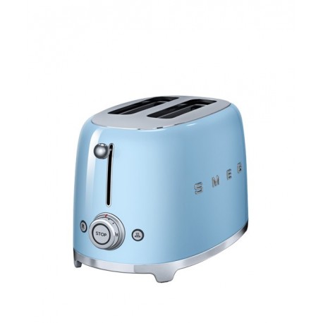 SMEG TSF01SSEU TOSTAPANE 2 SCOMPARTI 2 FETTE 950W ACCIAIO LUCIDO 50'S STYLE